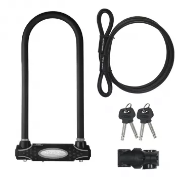 Master Lock beugelslot staal 13mm met houder 8285EURDPRO
