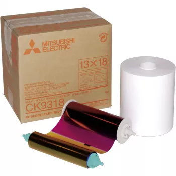 Mitsubishi CK 9318 13 x 18 dye-sublimation fotopapierrol (200 prints, glanzend)