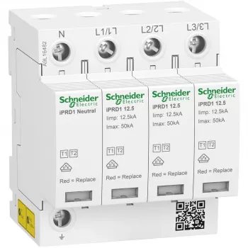 Schneider Electric overspanningsbeveiliging Type 1+2 A9L16482 3P+N 20kA 40kA