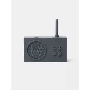 Lexon Tykho 3 Radio Bluetooth Donkergrijs LA119G3