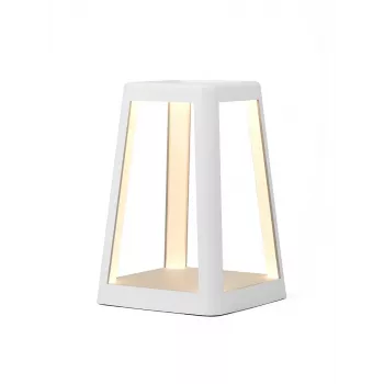 Lexon Lantern LED-lamp met draadloze oplader wit LH94W