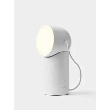 Lexon Orbe LED-lamp glanzend wit LH88WG