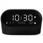 Lexon Ray Clock wekker met temperatuur- en luchtvochtigheidssensor, zwart