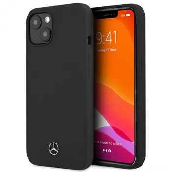 Mercedes-Benz Silicone Line hardcase voor Apple iPhone 13 mini 5,4 inch - zwart