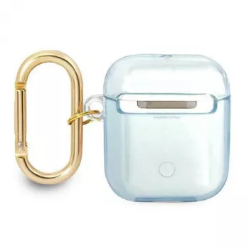 Guess GUA2HHTSB AirPods 1/2 hoesje blauw Strap Collection
