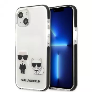 KARL LAGERFELD iPhone 13 mini hardcase wit Karl & Choupette