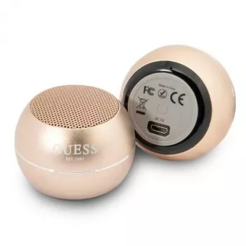 Guess GUWSALGEDSpeaker draagbare Bluetooth-luidspreker mini goud