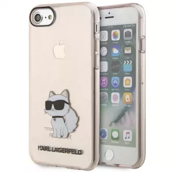 Karl Lagerfeld KLHCI8HNCHTCP Ikonik Choupette hardcase voor iPhone 7/8/SE 2020/SE 2022, roze