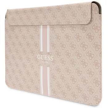 Guess Sleeve GUCS14P4RPSP 14 inch roze 4G Printed Stripes