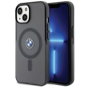 BMW BMHMP15MDSLK iPhone 15 Plus / 14 Plus 6,7 inch zwart Hardcase IML Signature MagSafe