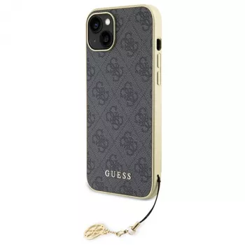 Guess GUHCP15MGF4GGR iPhone 15 Plus/14 Plus 6,7 inch grijs hardcase 4G Charms Collection