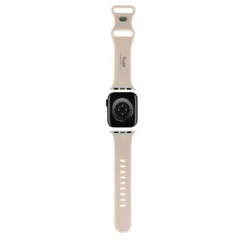 Hello Kitty HKAWMSCHBLE siliconen armband voor Apple Watch 38/40/41mm - beige