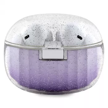 Guess Glitter Gradient True Wireless Bluetooth-oordopjes met oplaadcase (paars)