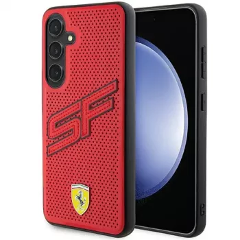 Ferrari FEHCS24SPINR S24 S921 rood hardcase Big SF Perforated voor Samsung Galaxy S24