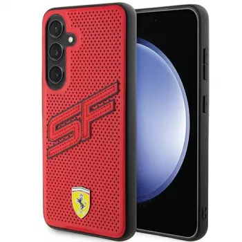 Ferrari FEHCS24MPINR S24+ S926 rood hardcase Big SF Perforated voor Samsung Galaxy S24+