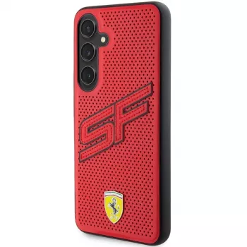 Ferrari FEHCS24MPINR S24+ S926 rood hardcase Big SF Perforated voor Samsung Galaxy S24+
