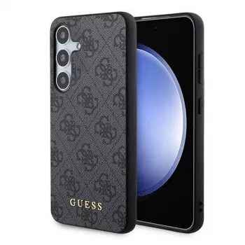 Guess GUOHCSA35G4GFGR hardcase voor Samsung Galaxy A35 5G, zwart, 4G metaal goud logo