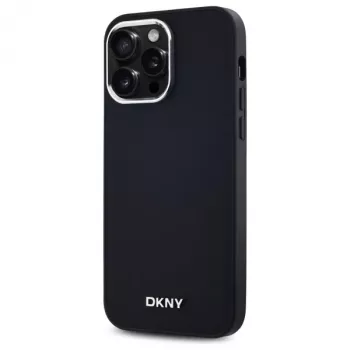 DKNY DKHMP14XPSCMCLK hardcase voor iPhone 14 Pro Max 6,7 inch zwart effen logo MagSafe