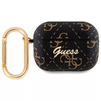 Guess GUAP2PG4GPK AirPods Pro 2 (2022/2023) hoesje zwart 4G haak