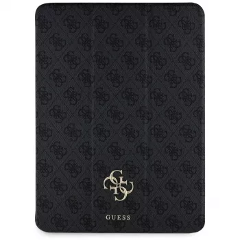 Guess GUFC13PM24PS4SGK iPad Pro 13 M4 2024 / M5 2025 Black Magnetic 4G Big Logo Folio Case zwart