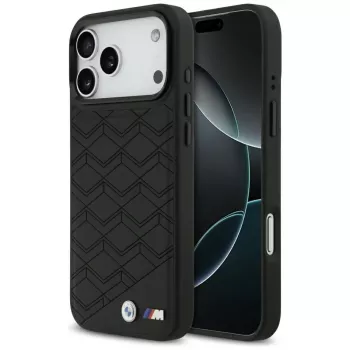 BMW M Shape Logo MagSafe-hoesje voor Apple iPhone 17 Pro Max, zwart