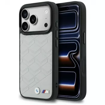 BMW M Shape Logo MagSafe Case voor iPhone 17 Pro Max grijs