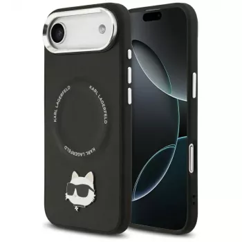 KARL LAGERFELD Choupette Pin MagSafe-hoesje voor Apple iPhone Air, zwart