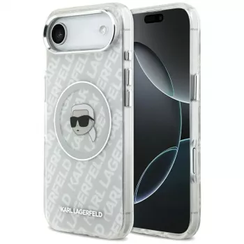 KARL LAGERFELD IML Karl Head Logo MagSafe-hoesje voor iPhone Air - grijs