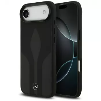 Mercedes The Move lederen MagSafe-hoesje voor iPhone Air zwart