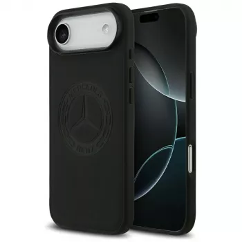 Mercedes Vintage Logo lederen MagSafe-hoesje voor iPhone Air zwart