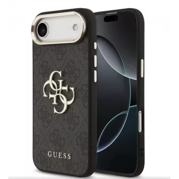 Guess 4G Big 4G Classic Logo achterkant-hoesje voor Apple iPhone Air - zwart / goud