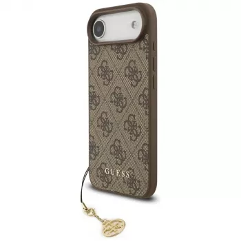Guess 4G Charms Collection MagSafe Case voor iPhone 13 Pro Max (bruin)