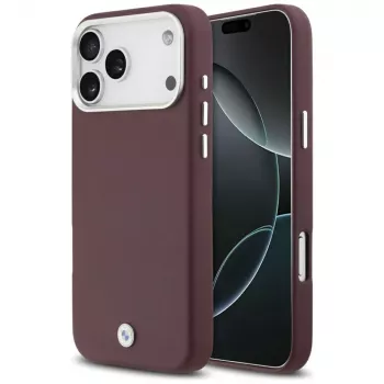 BMW Sign Full Wrapped Metal MagSafe-hoesje voor iPhone 17 Pro Max, rood