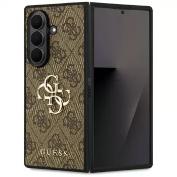 Guess Big 4G Logo Classic case voor Samsung Galaxy Z Fold7, bruin