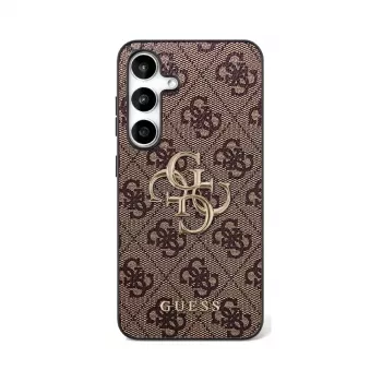 Guess Big 4G Classic Logo telefoonhoesje voor Samsung Galaxy S25 FE, bruin