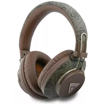 Guess Triangle Logo Bluetooth ENC over-ear hoofdtelefoon bruin