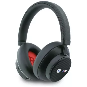 BMW M Carbon Metal Logo Bluetooth ENC over-ear hoofdtelefoon zwart