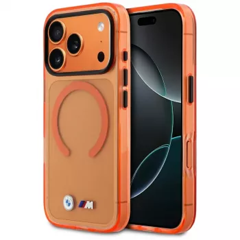 BMW M IML Metal Logos MagSafe-hoesje voor iPhone 17 Pro Max, oranje