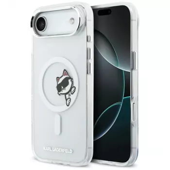 KARL LAGERFELD IML Peekaboo MagSafe-hoesje voor iPhone Air, transparant