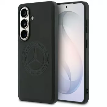 Mercedes-Benz Vintage Logo MagSafe-hoesje voor Samsung Galaxy S26, zwart