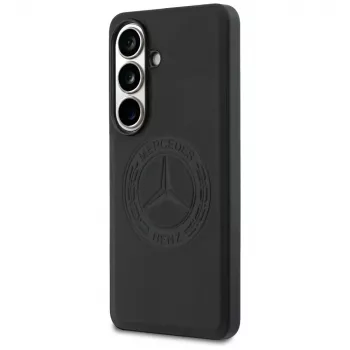 Mercedes-Benz Vintage Logo MagSafe-hoesje voor Samsung Galaxy S26, zwart