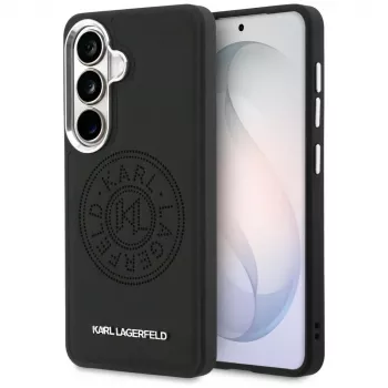 KARL LAGERFELD Perforated KLMagSafe-hoes voor Samsung Galaxy S26+ zwart