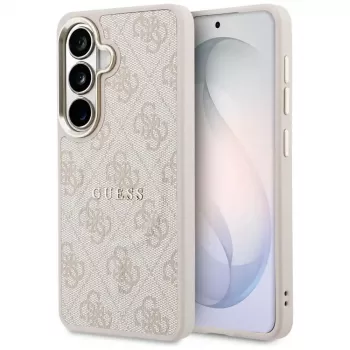 Guess 4G Embossed Ring MagSafe Case voor Samsung Galaxy S26 (roze)