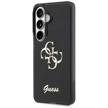 Guess IML Big Metal 4G Script Case voor Samsung Galaxy S26 (zwart)