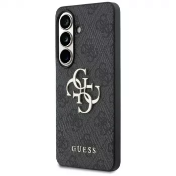 Guess 4G Big Metal Logo Case voor Samsung Galaxy S26 - zwart