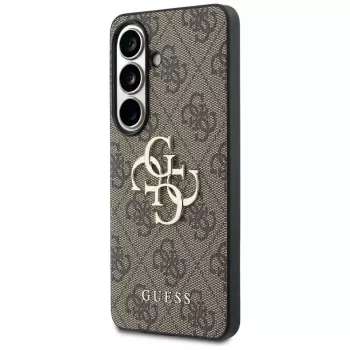 Guess 4G Big Metal Logo Case voor Samsung Galaxy S26 (bruin)