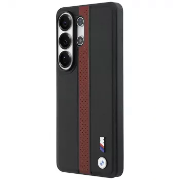BMW Perforated Stripe Logo MagSafe Case voor Samsung Galaxy S26 Ultra rood