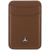 Mercedes Leather MagSafe-portemonnee camel