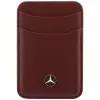 Mercedes Leder MagSafe Geldbörse rood