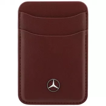 Mercedes Leder MagSafe Geldbörse rood